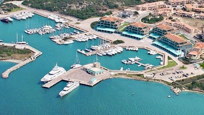 a harbor filled with boats