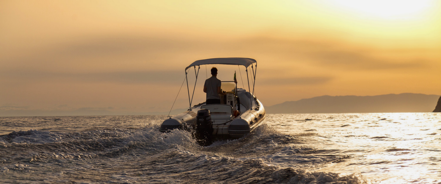 S3 a small boat in a body of water